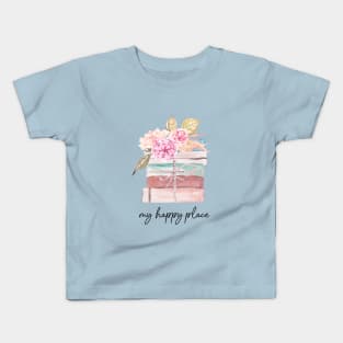 Bookstack Happy Place Kids T-Shirt